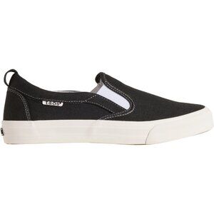 NEW TAOS Rubber Soul Slip-On Canvas Sneakers in black For Women 1125 3s2